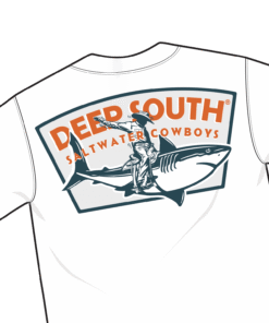 Deep South® Saltwater Cowboys Shark Tee